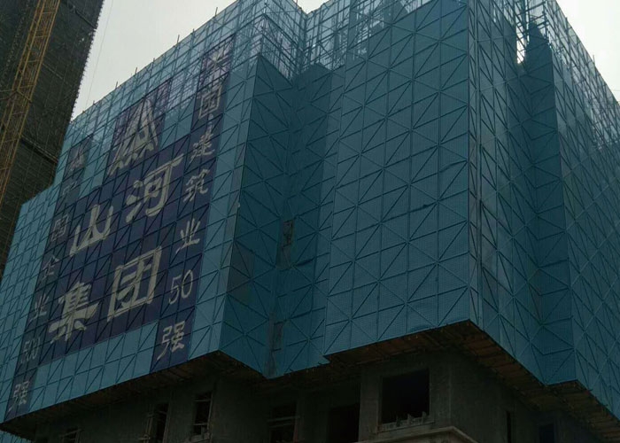 新鄉精品人口在线金碧天下（xià）爬架工程